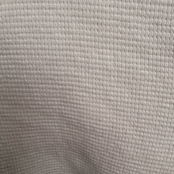 L.L. Bean Women's Cream Long Sleeve Henley - Picture 4 of 5